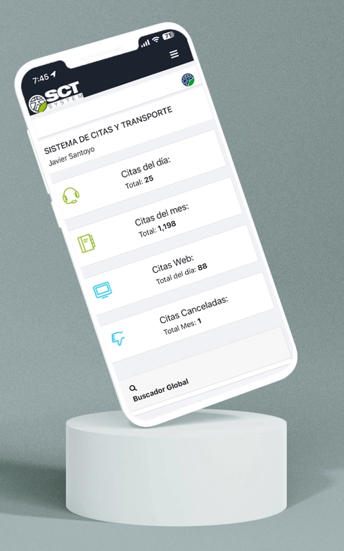 App para administración de Call Center.